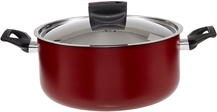 Prestige Aluminum Safecook With Nonstick Casserole - Royalford Elegant Casserole With Lid 20cm Rf1250 (828x465), Png Download