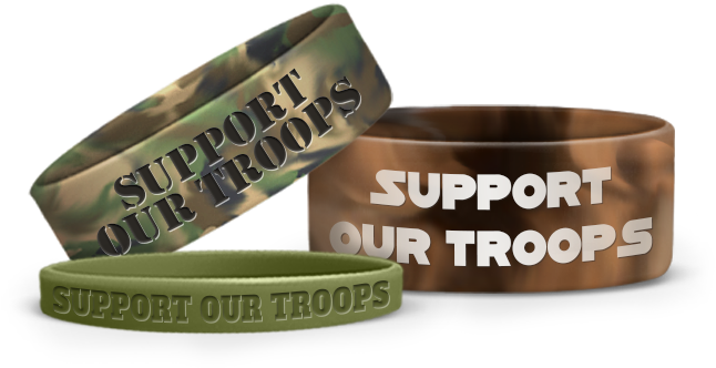 Wristbands With Camouflage - Camouflage Wristbands (800x486), Png Download