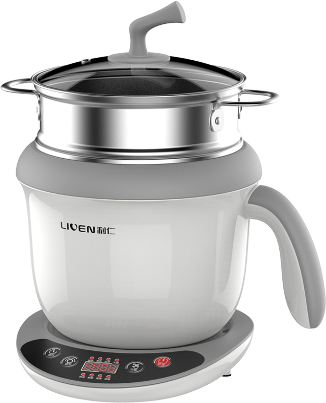 Lee Ren N1800 Multi-function Electric Cooker Dormitory - French Press (800x800), Png Download