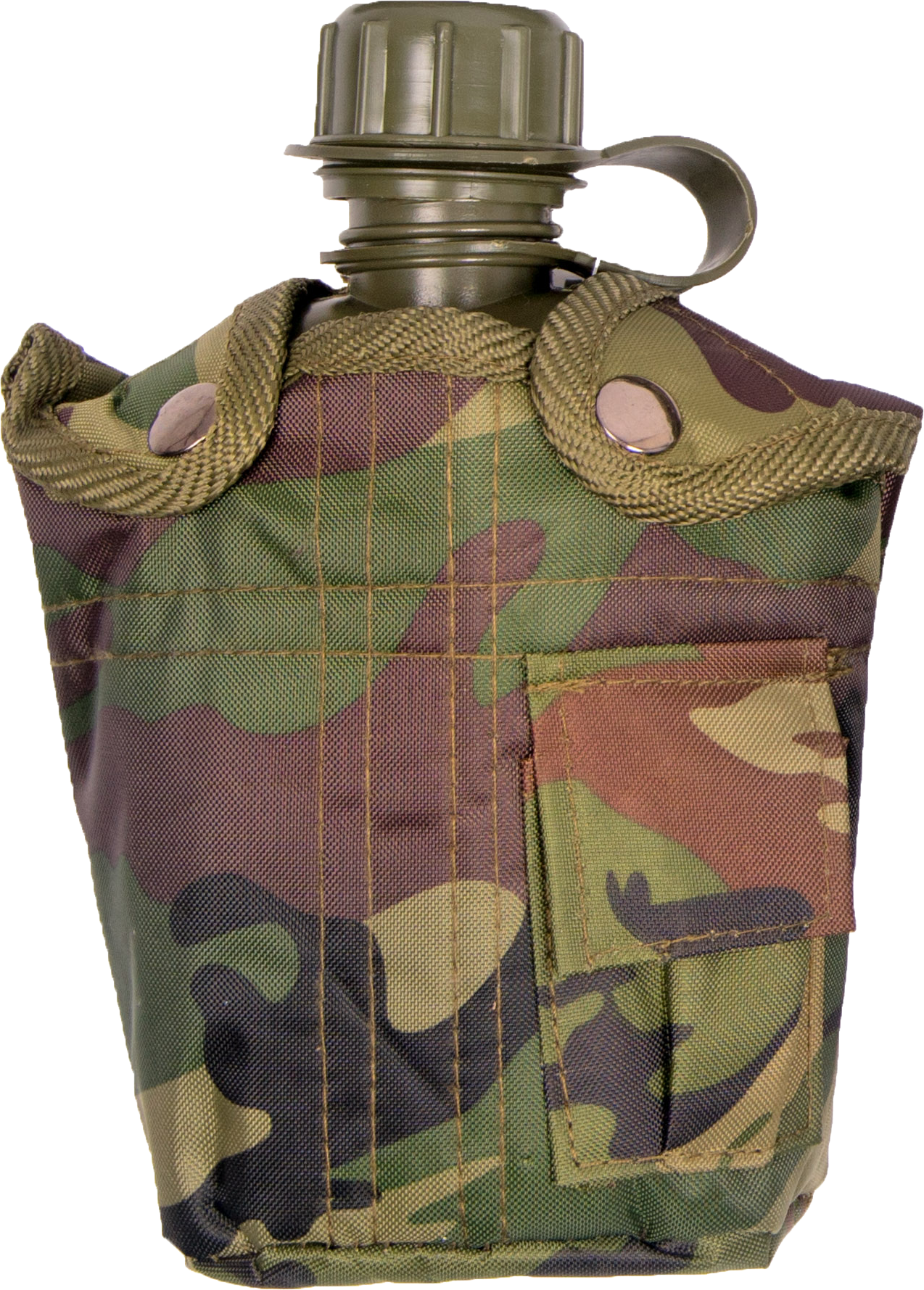 Woodland Camouflage 800ml Water Bottle Canteen Australian - Water Bottle (1274x1779), Png Download