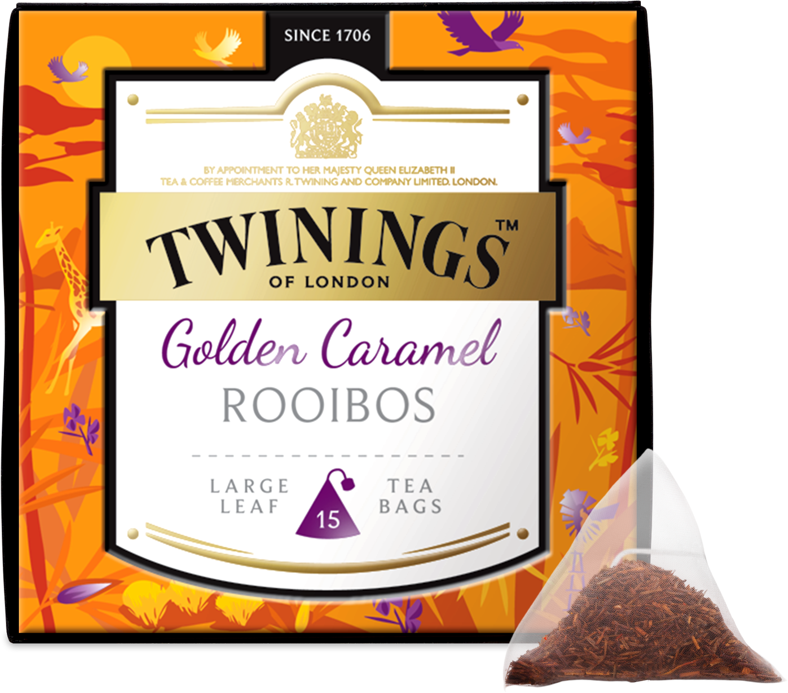 Twinings Golden Caramel Rooibos (1960x1494), Png Download
