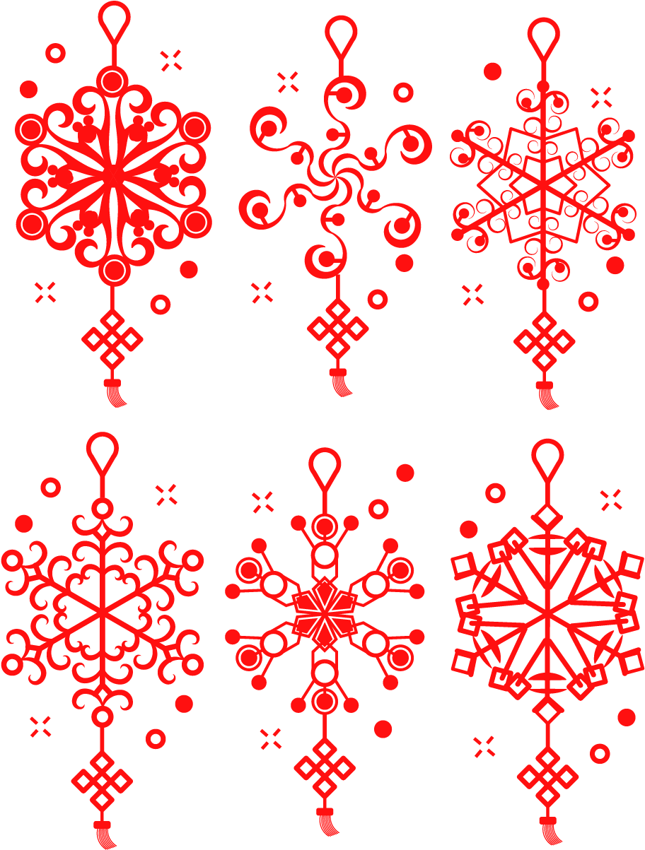 Elemento Decorativo De Comercio Invierno Copo Nieve - Motif (1024x1370), Png Download