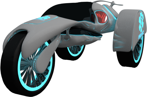 Blenderguru Futuristic Vehicles Competition - Kite Buggy (768x432), Png Download