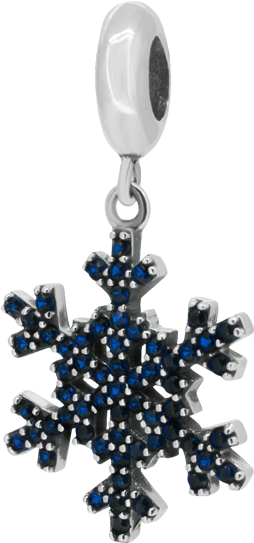 Copo De Nieve Azul - Locket (675x900), Png Download