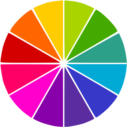Free Cãrculo Cromã¡tico - Wheel Of Fortune Svg (566x800), Png Download