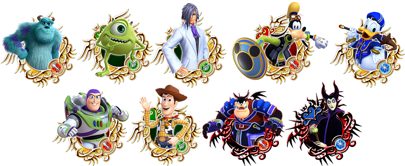 Kh3 Falling Price Deal2 Medals2 - Cartoon (1336x600), Png Download