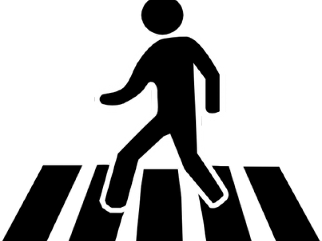Safe Clipart Crosswalk - Cross The Street Clipart (640x480), Png Download
