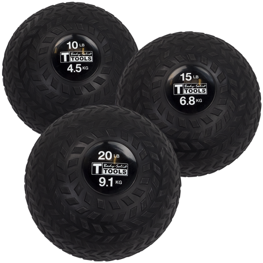 Body Solid Tire Tread Slam Balls - Body Solid Tools Premium Tire Tread Slam Ball (600x600), Png Download