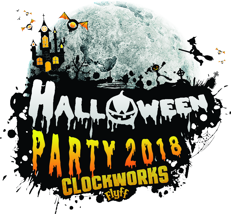 Clockworks Halloween Party - Halloween (1000x1000), Png Download