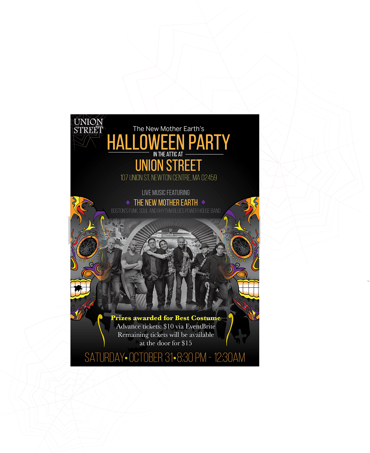 Union Street, Halloween Party Promotion - Zoo (1200x1470), Png Download