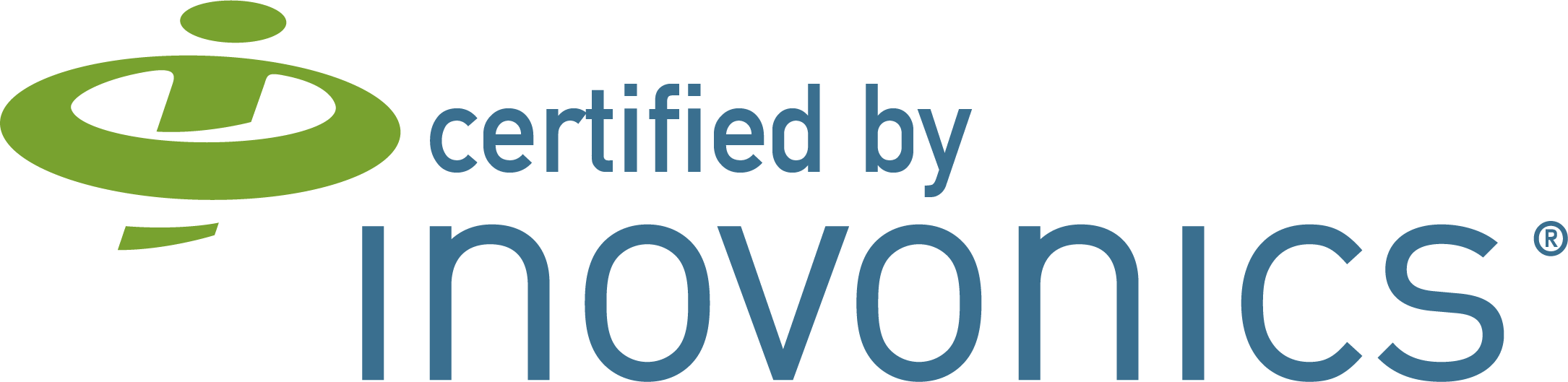 Certified By Inovonics Logo - Inovonics (2170x529), Png Download