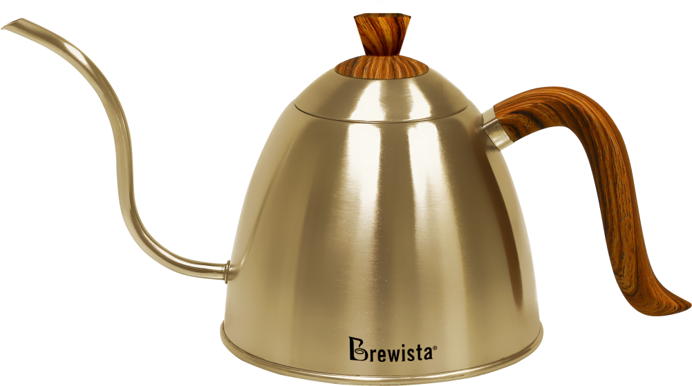 Kettle W/wood Grain Handle And L - Brewista Чайник (1000x1000), Png Download