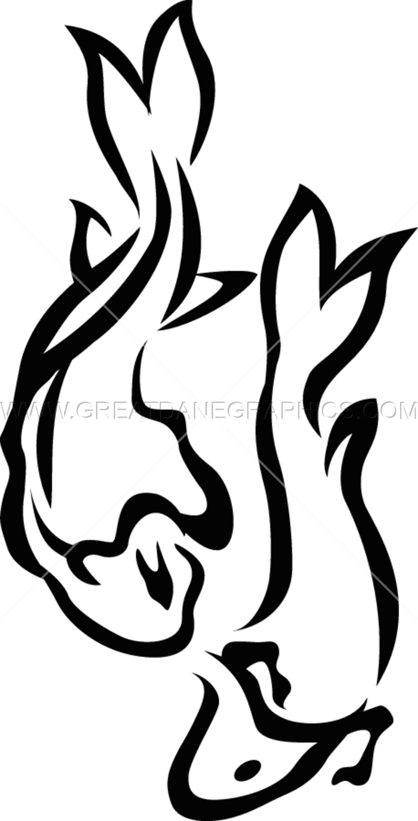 Koi Carp Clipart Transparent (825x1621), Png Download