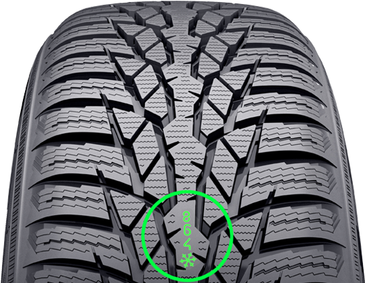 Winter Safety Indicator - Nokian Wr D4 (720x440), Png Download