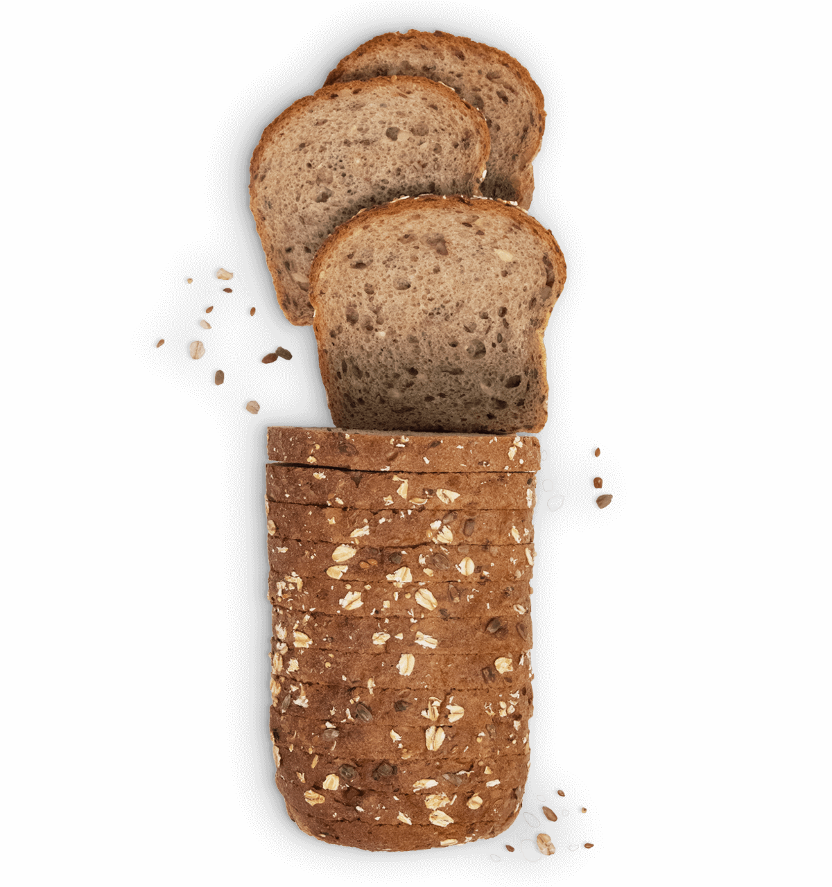 Whole Wheat Bread (1200x1280), Png Download