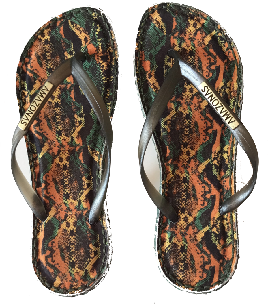 763284 Fabric Womens - Flip-flops (1000x1333), Png Download