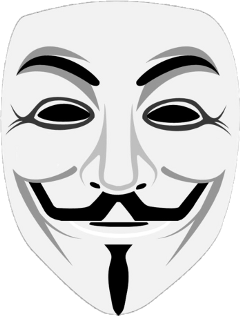 Anonymous Freetoedit - Anonymous Hacker Mask Png (240x316), Png Download