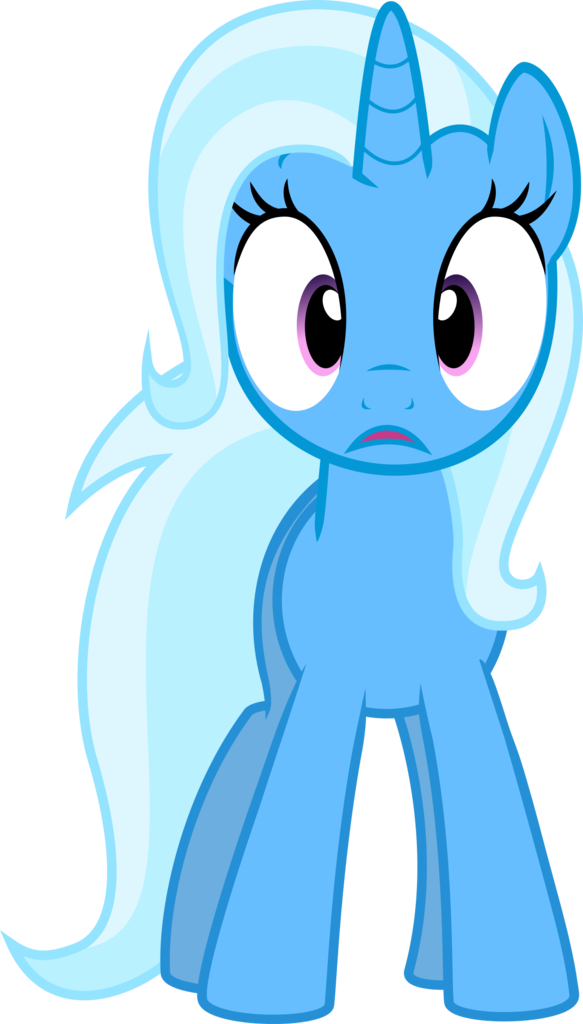 Mlp Unicorn, My Lil Pony, Simple Backgrounds, My Little - Trixie Vector Mlp (583x1024), Png Download