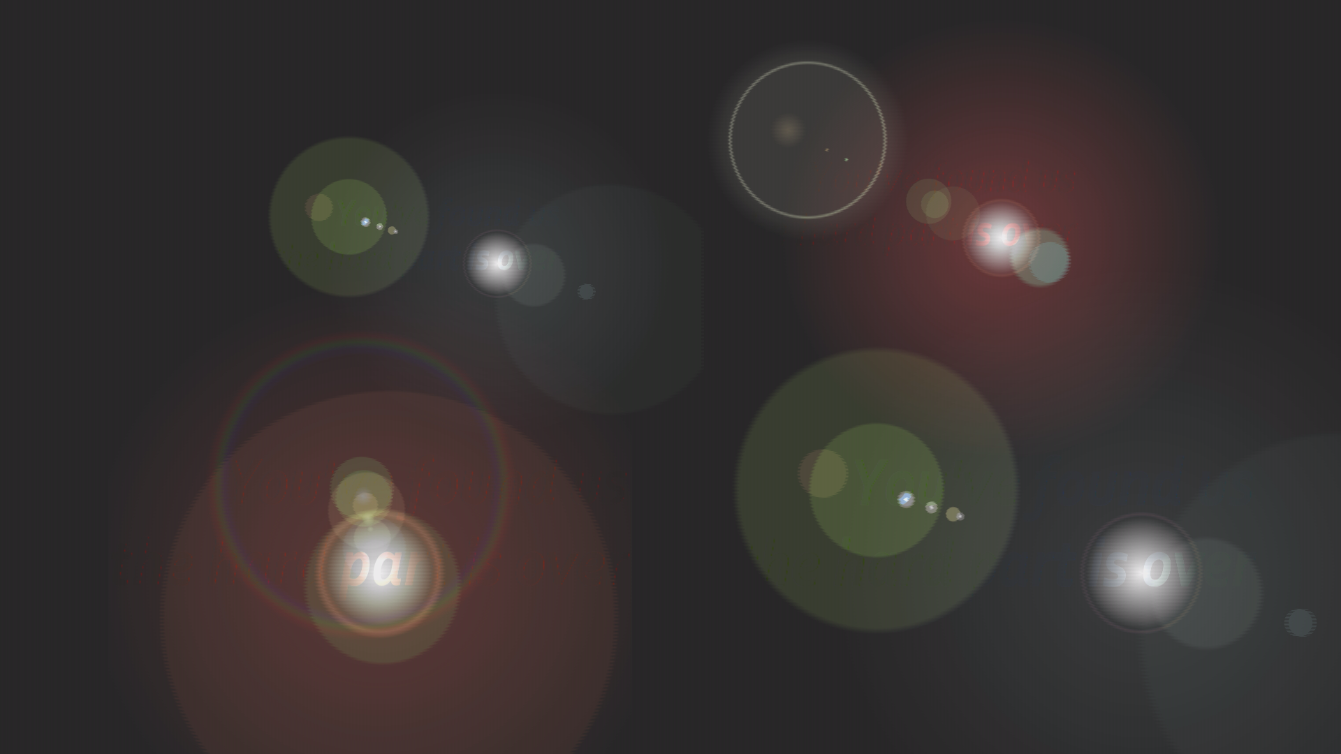 Four Flares B 90opacity - Circle (1920x1080), Png Download