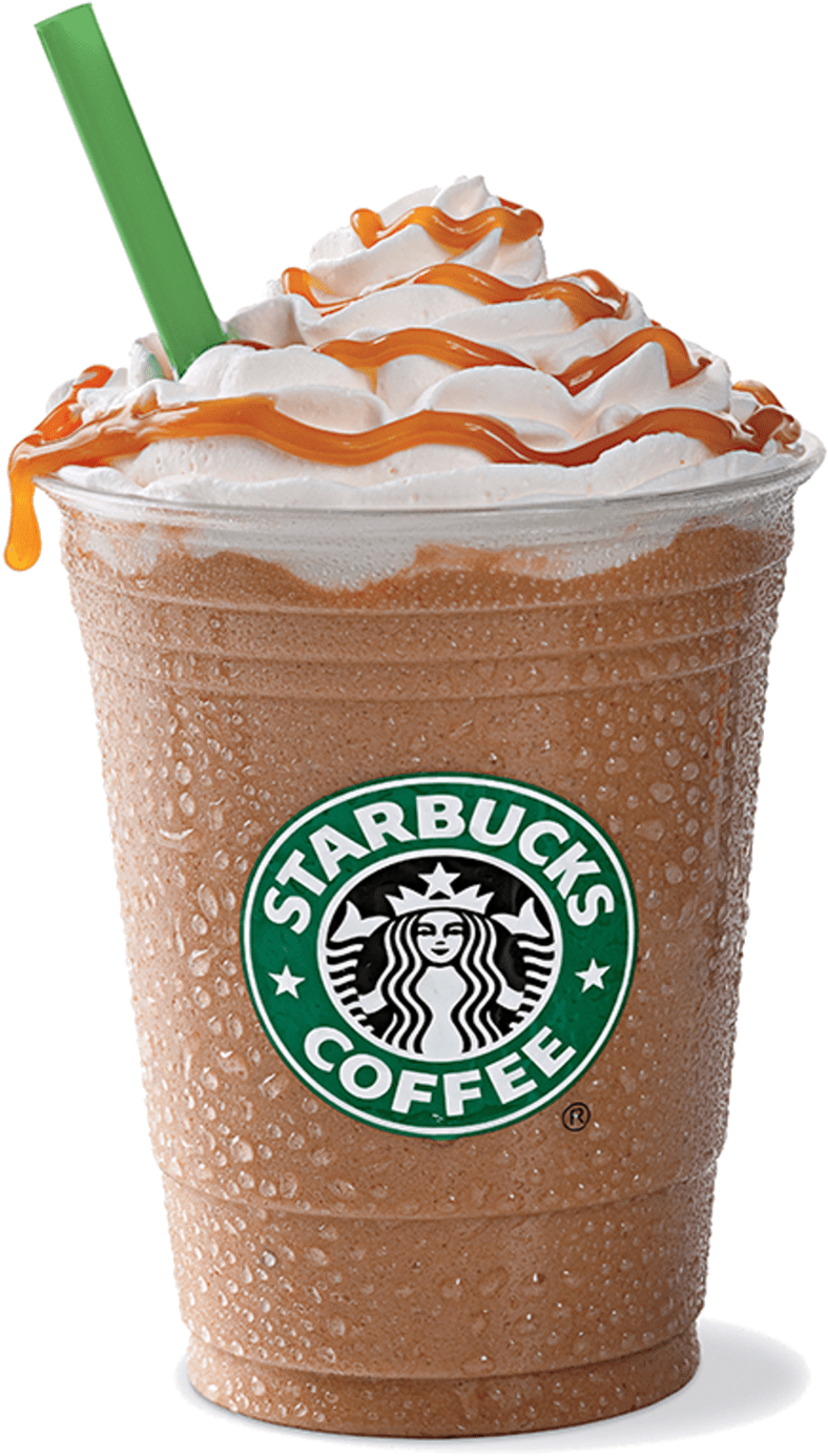 Starbucks Caramel Frappuccino - Starbucks Cup Frappuccino (1600x1455), Png Download