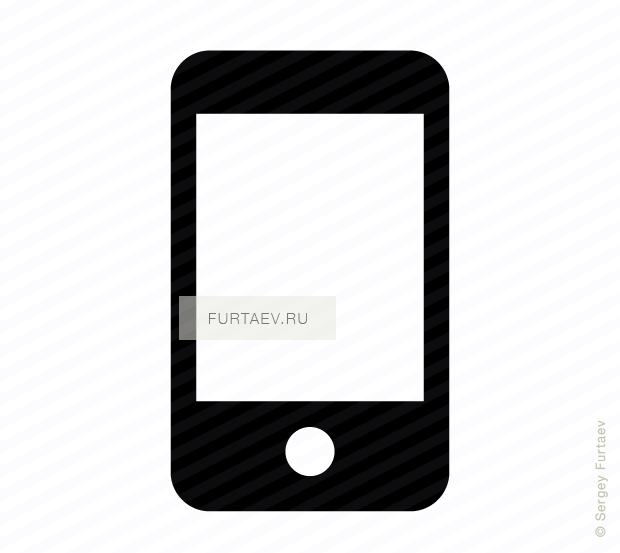 Mobile Phone Vector Icon Of Smartphone - Gadget (620x553), Png Download