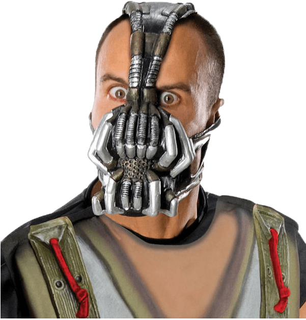 The Dark Knight Rises Bane Mask - Nicolas Cage Bane (600x951), Png Download