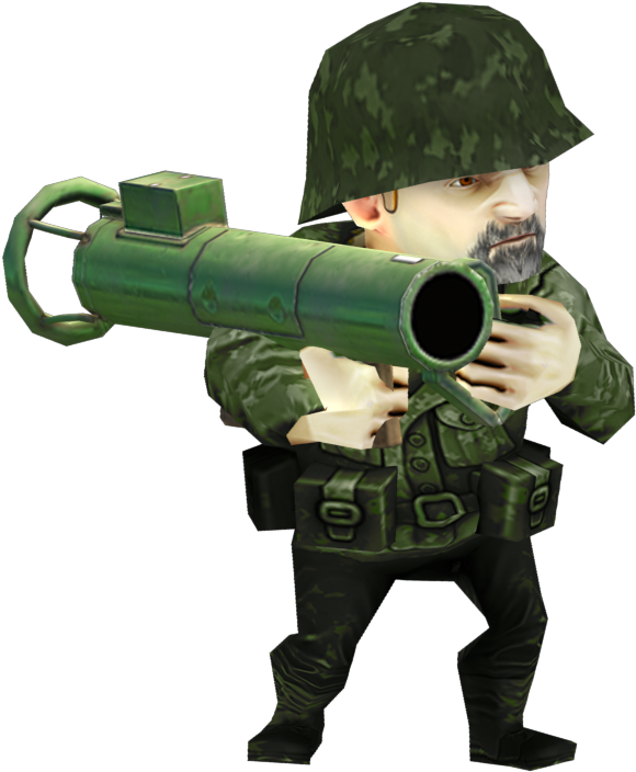 Bazooka-0 - " - Soldier (1000x1000), Png Download