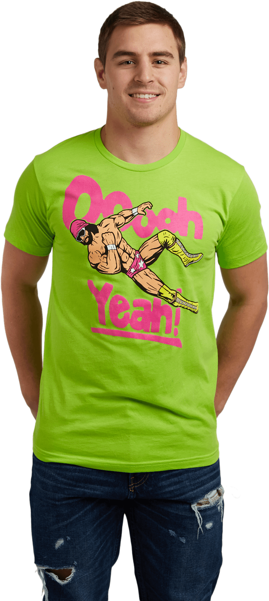 Macho Man Randy Savage T-shirt - Blaine Anderson Season 3 (2000x2000), Png Download