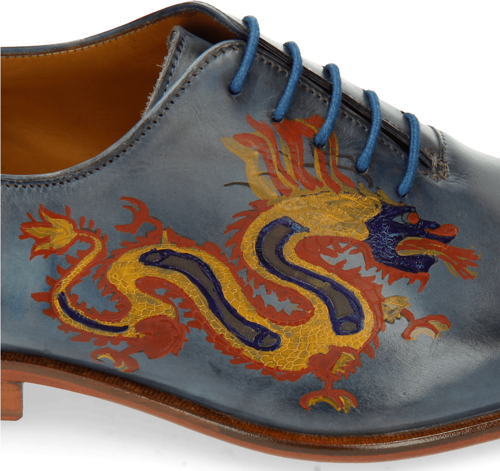 Oxford Shoes Clark 6 Moroccan Blue Dragon - Sneakers (1024x1024), Png Download