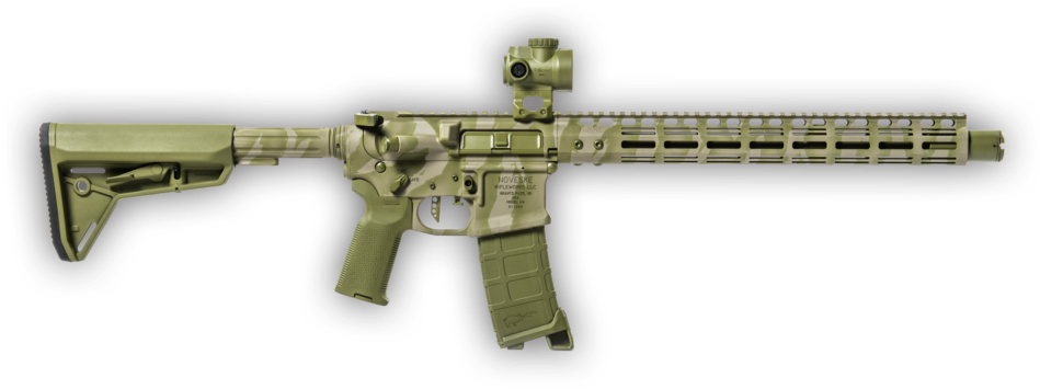 Bazooka Green Tiger - Assault Rifle (1000x666), Png Download
