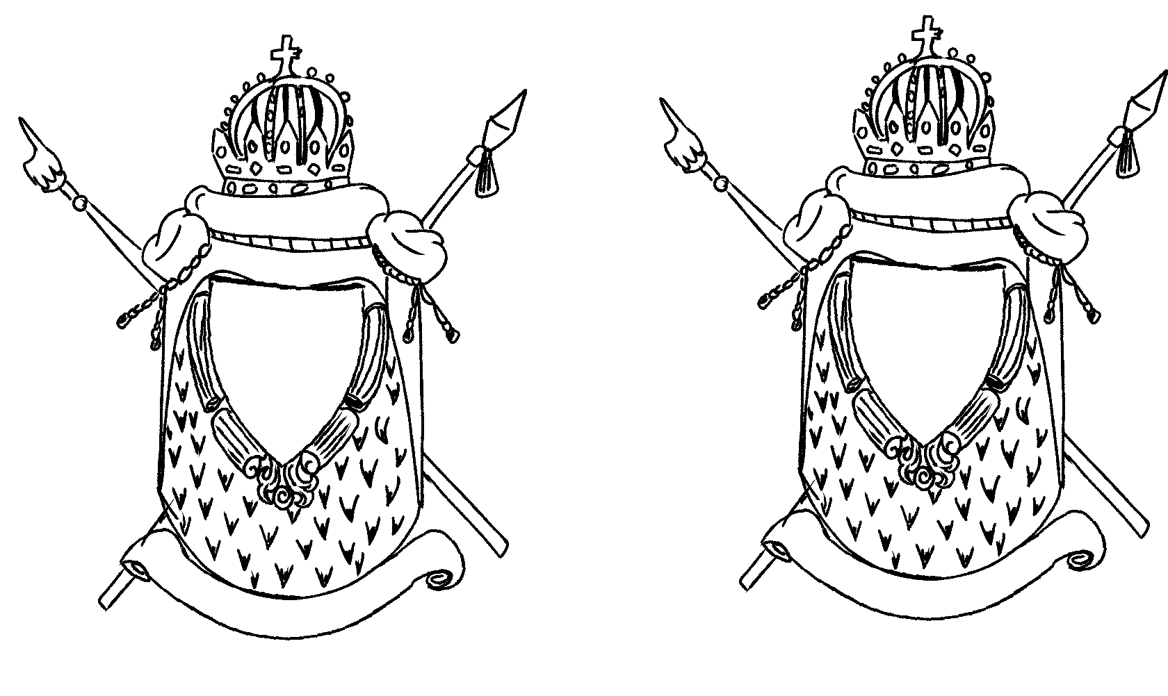 Sketchy Napoleonic Coat Of Arms - Illustration (1680x1002), Png Download