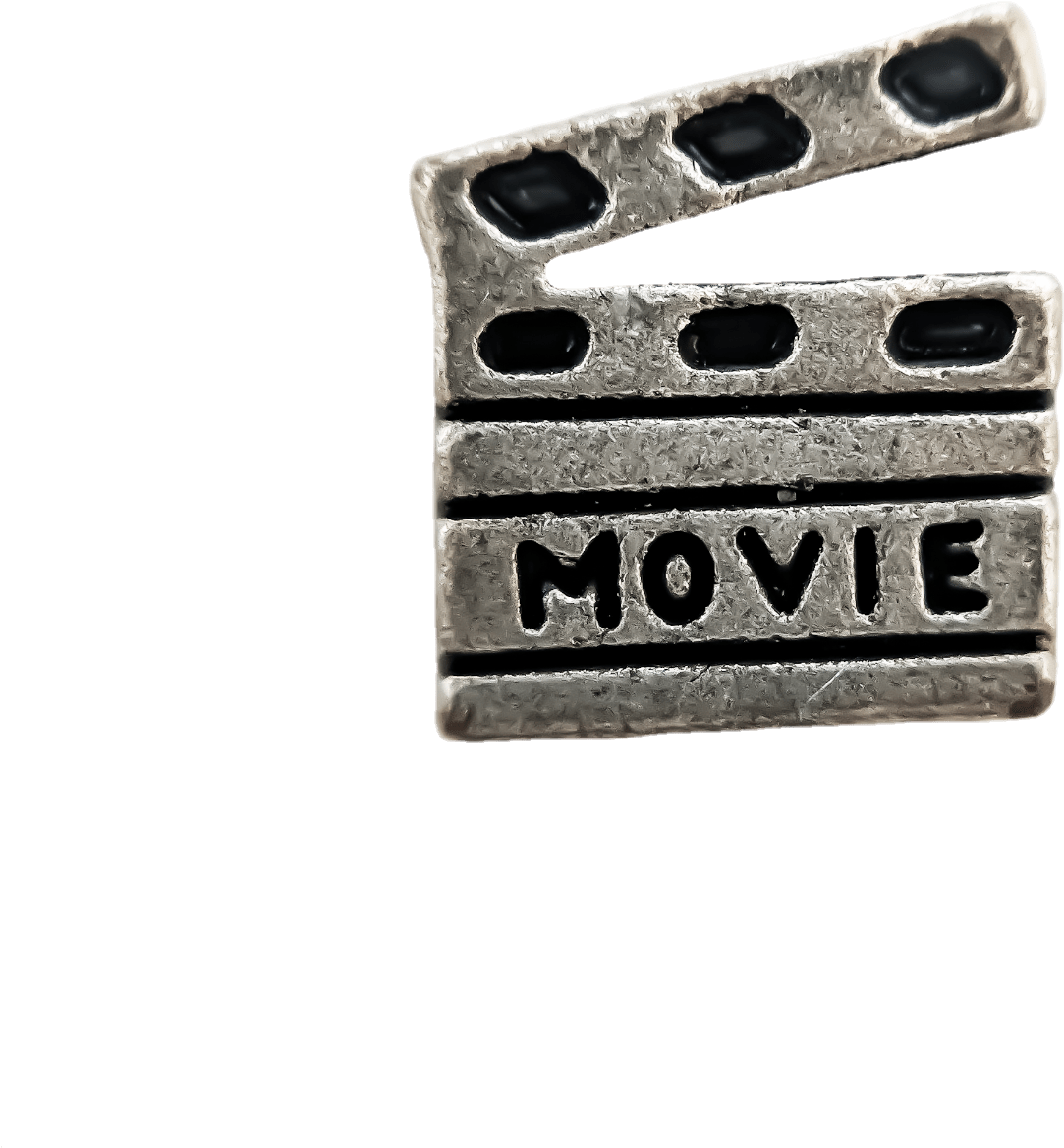 Movie Clapper Charm - Emblem (1475x1475), Png Download