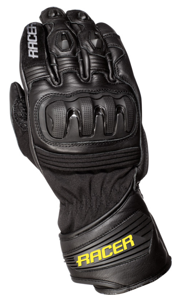 Leather Gloves Racer Speed Top 2 - Leather (750x1000), Png Download