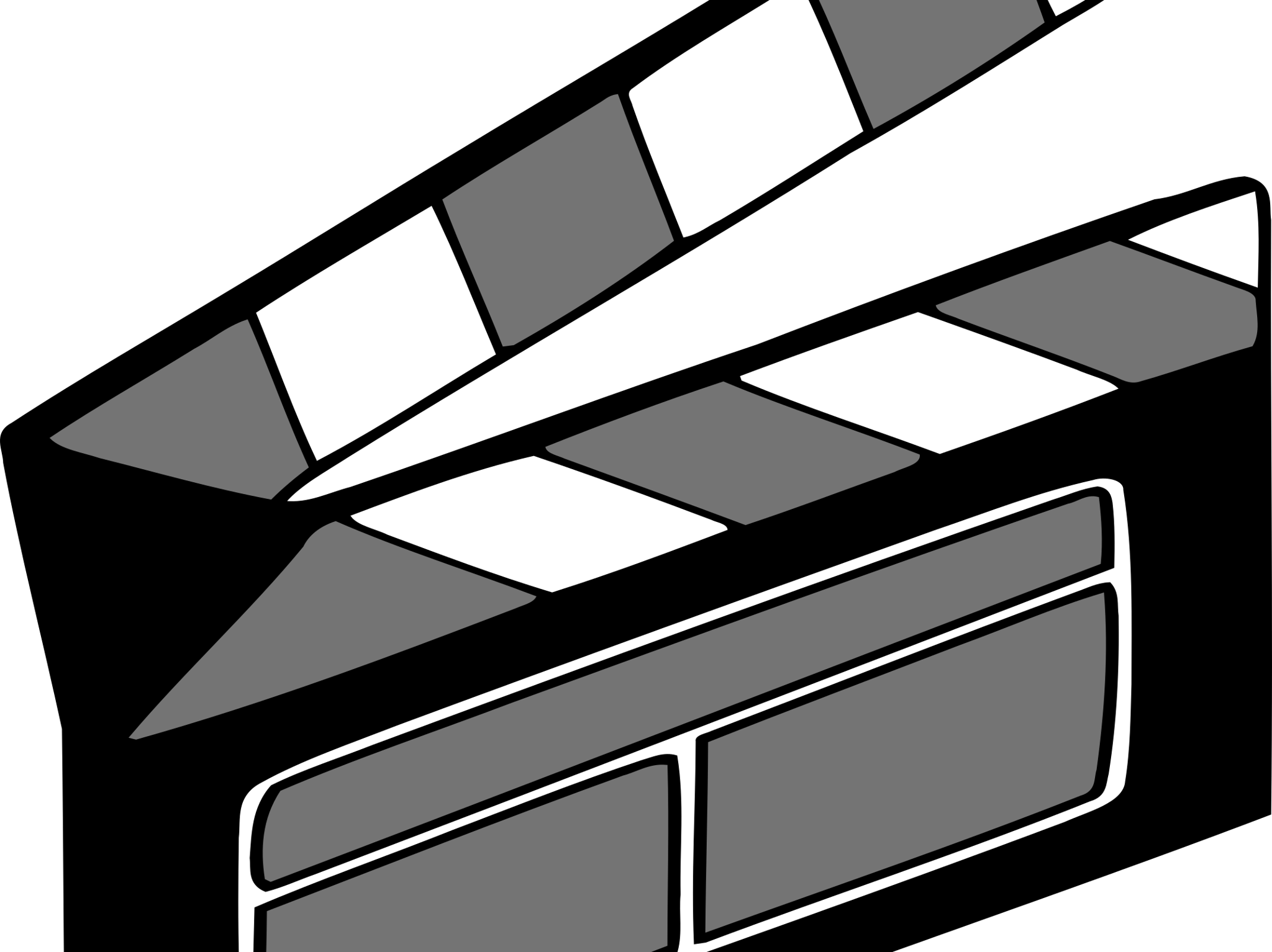 Geography And Film Short Activities - Clapperboard (2048x1534), Png Download