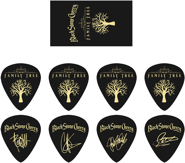 Bsc Guitar Picks - Black Stone Cherry Between (800x706), Png Download