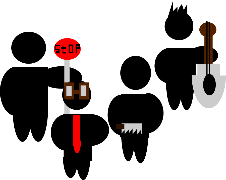 How To Set Use Sick Men Art Clipart (900x716), Png Download