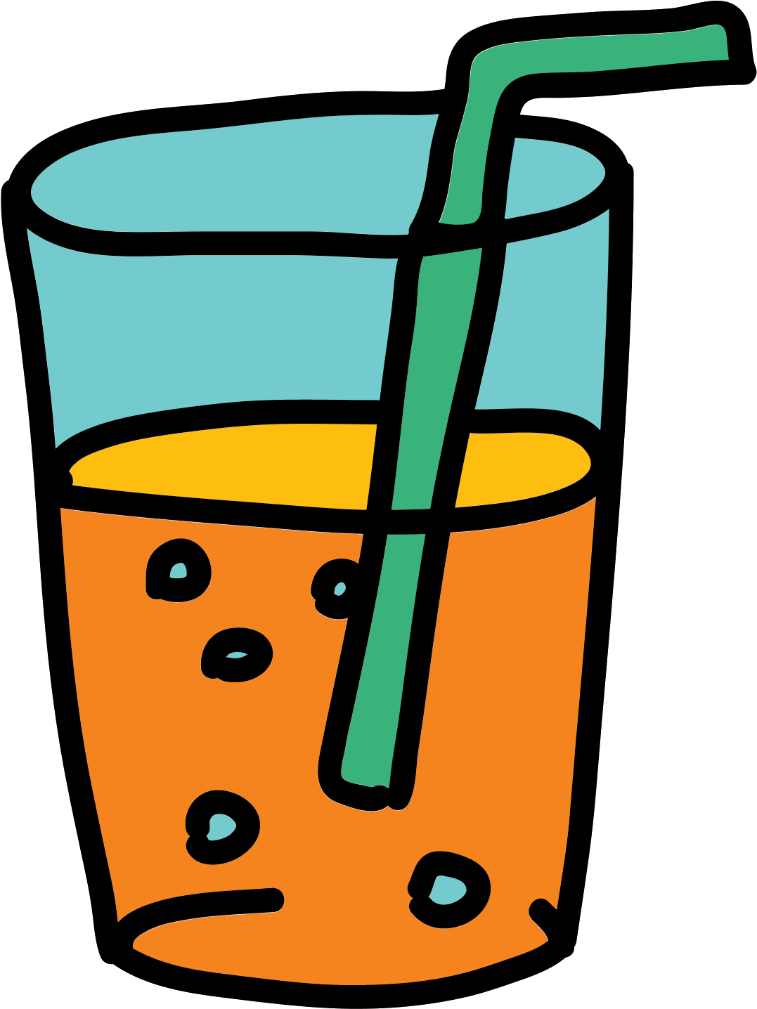 Orange Juice Icon - Juice Animation (1600x1600), Png Download