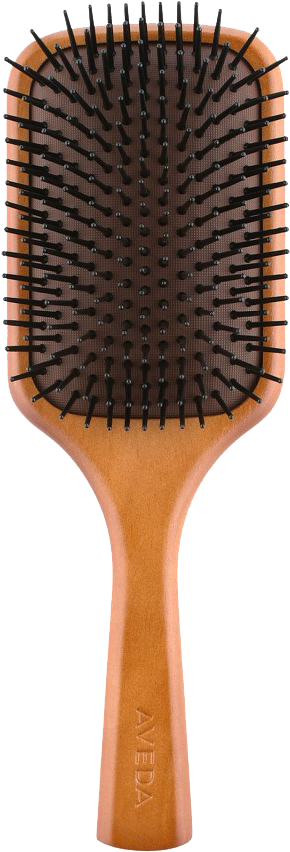 Aveda Wooden Paddle Brush (899x900), Png Download