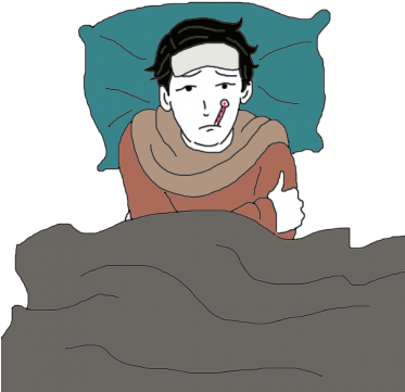 Graphic Royalty Free Dictionary Auntyflo Com Dreaming - Being Sick (372x372), Png Download