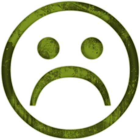 Sadness Clipart Sick Face - Sad Face Png (459x459), Png Download