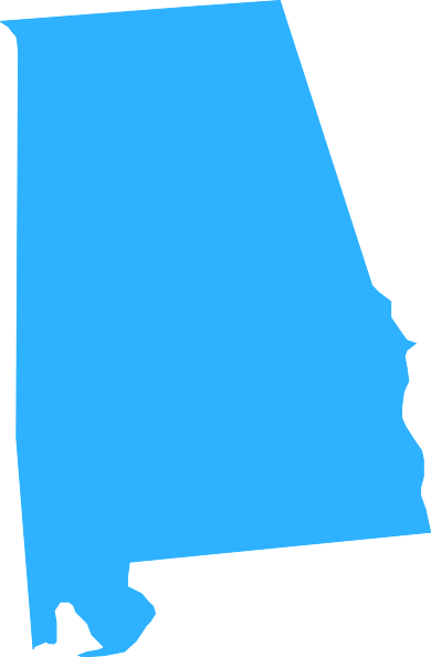 How To Set Use Alabama Map Clipart (390x594), Png Download