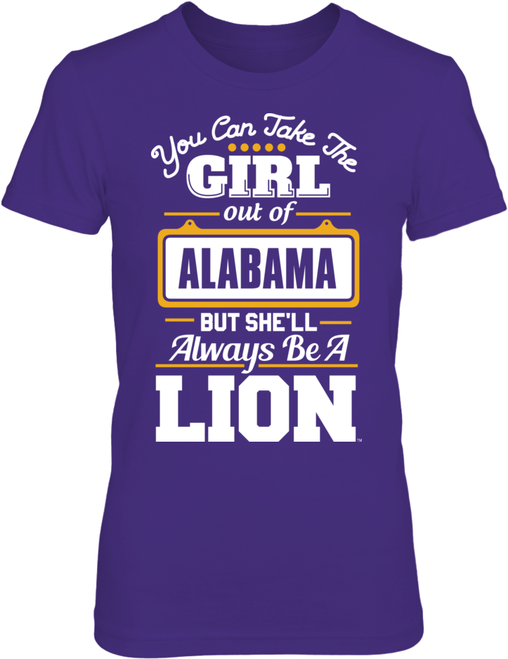 North Alabama Lions - Take The Girl Out Of Virginia But She'll Always Be (1000x1000), Png Download
