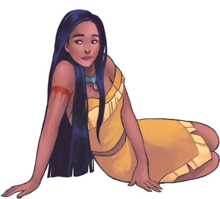 Pocahontas - Pocahontas Fanart (800x710), Png Download