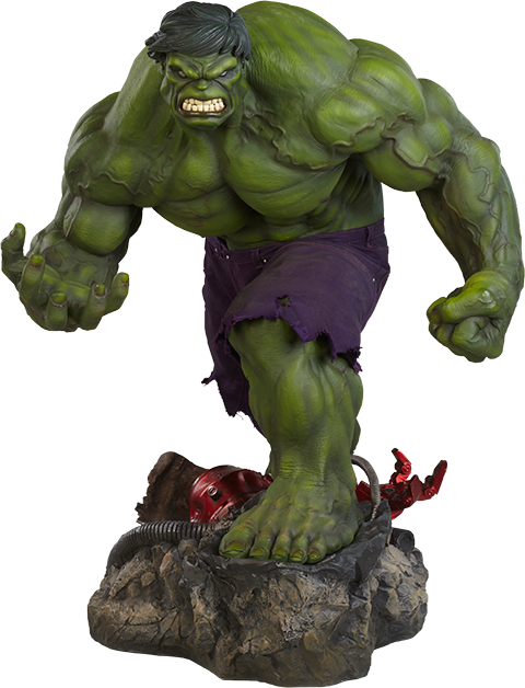 Marvel Premium Format™ Figure The Incredible Hulk - Incredible Hulk - Premium Format Figure (480x628), Png Download