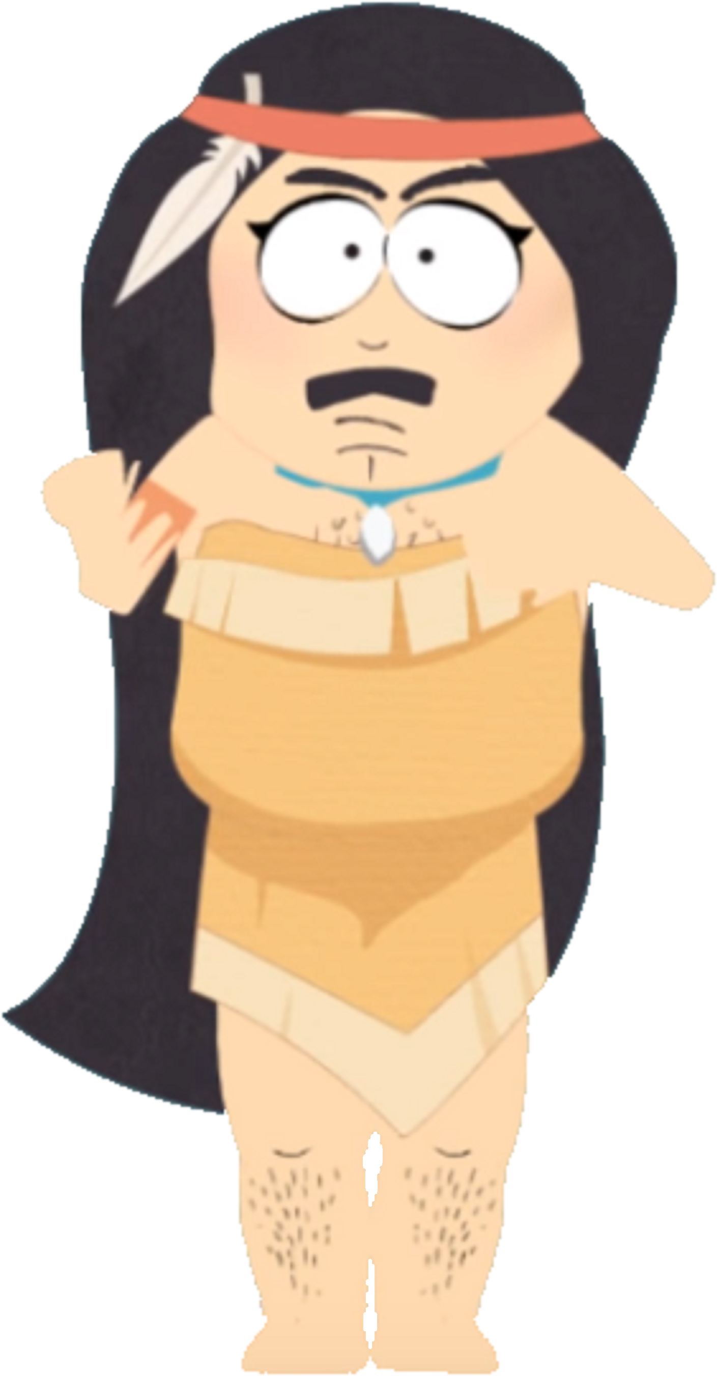 Pocahontas Randy - Randy South Park Phone Destroyer (1450x2781), Png Download