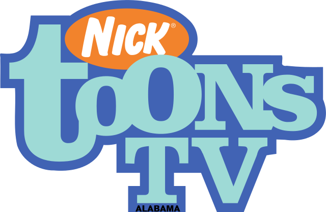 640px-nicktoons Tv Alabama - Nicktoons Tv Logo Png (640x416), Png Download
