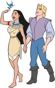 Disney's Pocahontas Vector - 卡通 人物 素材 (400x400), Png Download