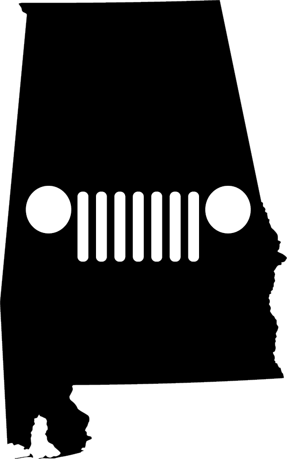 Alabama Grille Decal - Sweet Home Alabama Decal (571x914), Png Download