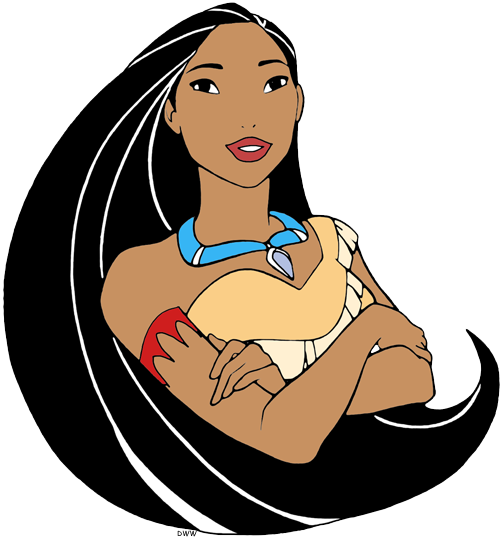Pocahontas Portrait Coloring Page (503x539), Png Download