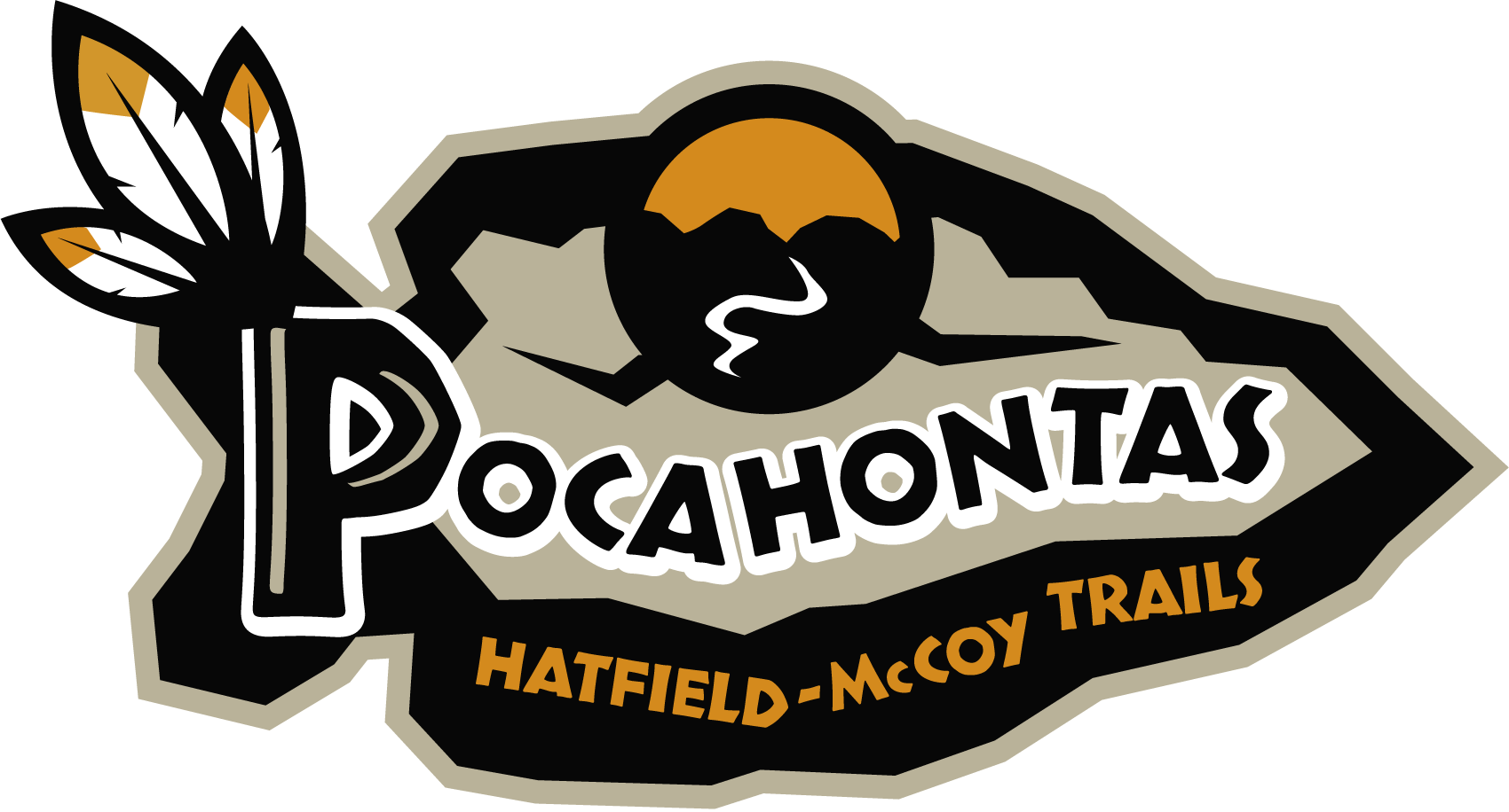 Pocahontas Trailhead - Pocahontas Trail Hatfield Mccoy (1700x916), Png Download